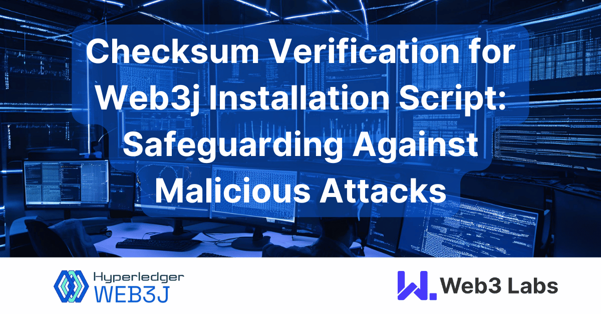 Checksum Verification for Web3j: Guarding Against Attacks